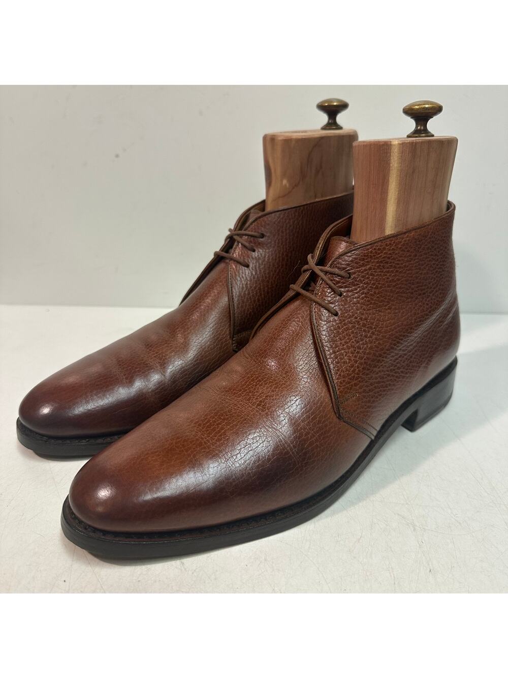 FULLY RESOLED Crockett & Jones x Brooks Brothers Chukka Boot Bench Made US 9 D